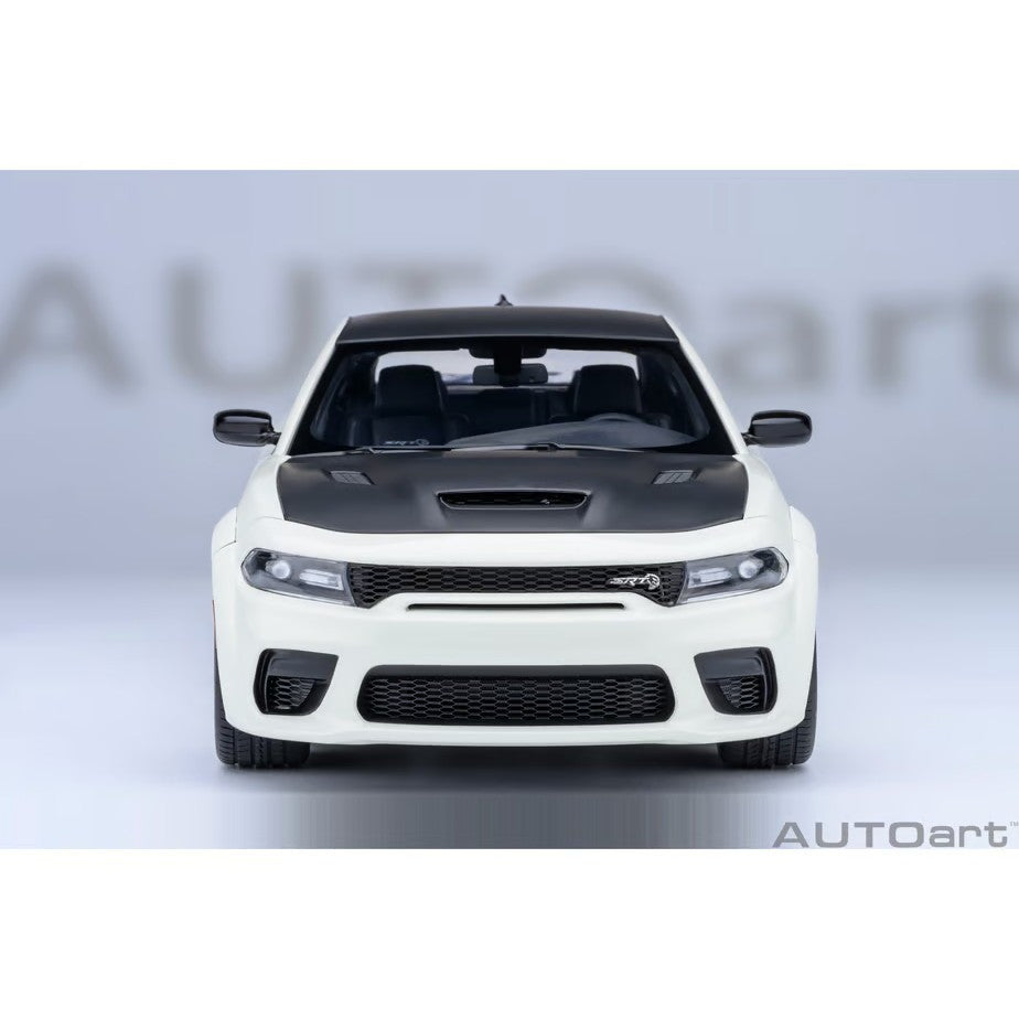 【予約安心出荷】[MDL] オートアート・コンポジットモデルシリーズ 1/18 ダッジ チャージャー SRT ヘルキャット レッドアイ ジェイルブレイク(ホワイト×マットブラック(KNUCKLE WHITE)) 完成品 ミニカー(71751) AUTOart(オートアート)(2026年9月)