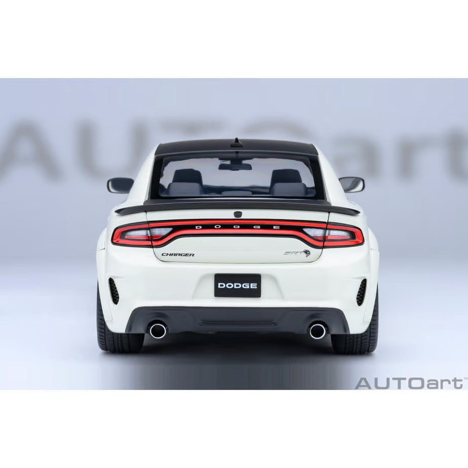 【予約安心出荷】[MDL] オートアート・コンポジットモデルシリーズ 1/18 ダッジ チャージャー SRT ヘルキャット レッドアイ ジェイルブレイク(ホワイト×マットブラック(KNUCKLE WHITE)) 完成品 ミニカー(71751) AUTOart(オートアート)(2026年9月)