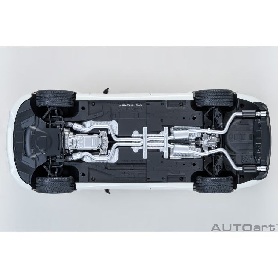 【予約安心出荷】[MDL] オートアート・コンポジットモデルシリーズ 1/18 ダッジ チャージャー SRT ヘルキャット レッドアイ ジェイルブレイク(ホワイト×マットブラック(KNUCKLE WHITE)) 完成品 ミニカー(71751) AUTOart(オートアート)(2026年9月)