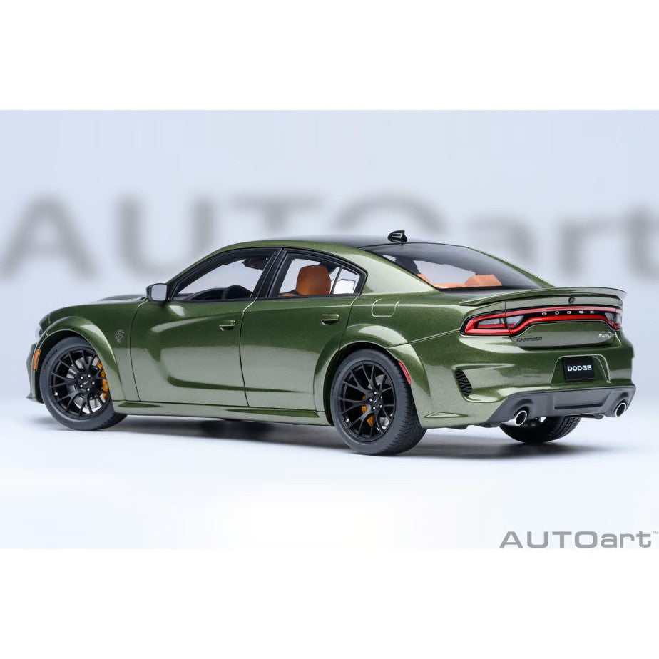 【予約安心出荷】[MDL] オートアート・コンポジットモデルシリーズ 1/18 ダッジ チャージャー SRT ヘルキャット レッドアイ ジェイルブレイク(メタリック・グリーン×ブラック(F8 GREEN)) 完成品 ミニカー(71752) AUTOart(オートアート)(2026年9月)