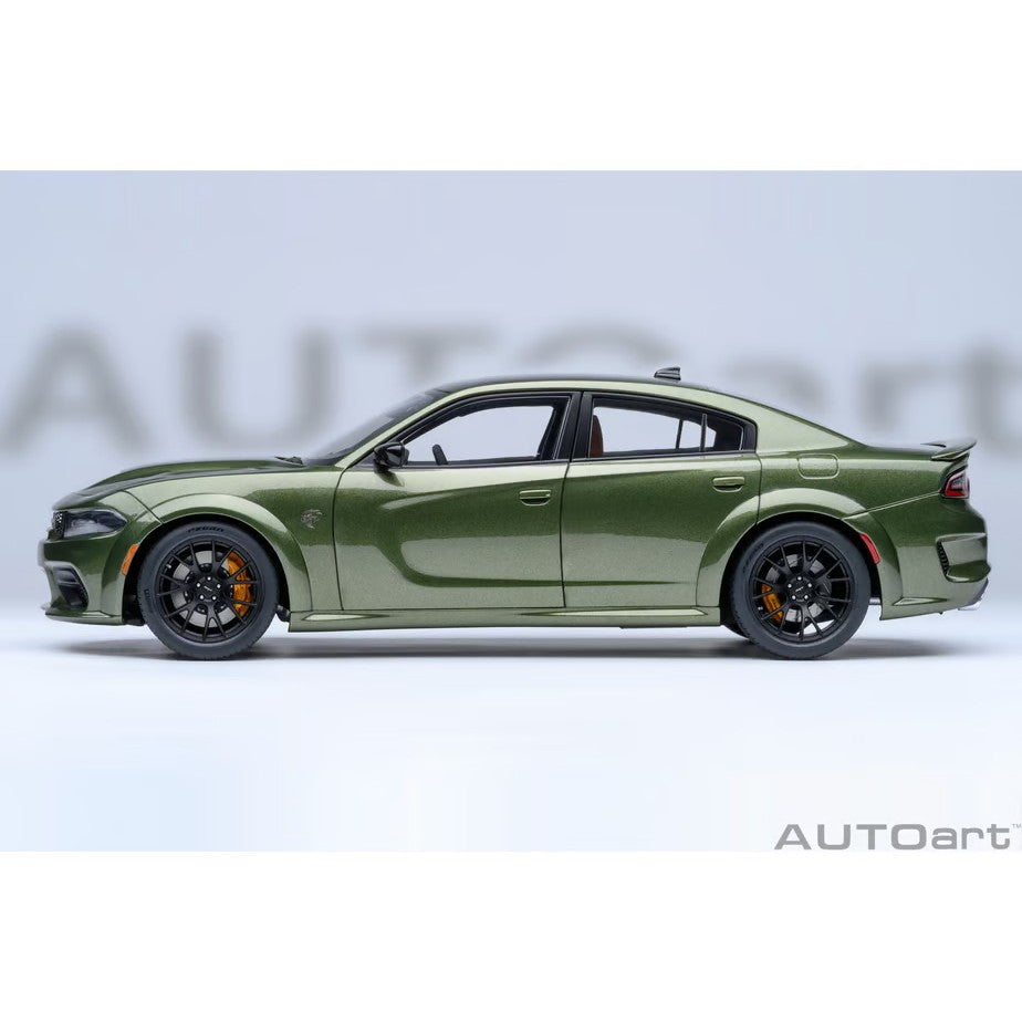【予約安心出荷】[MDL] オートアート・コンポジットモデルシリーズ 1/18 ダッジ チャージャー SRT ヘルキャット レッドアイ ジェイルブレイク(メタリック・グリーン×ブラック(F8 GREEN)) 完成品 ミニカー(71752) AUTOart(オートアート)(2026年9月)
