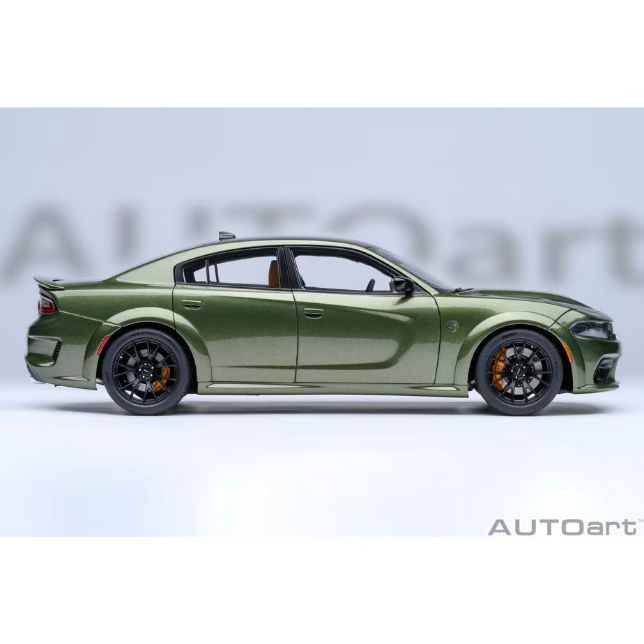 【予約安心出荷】[MDL] オートアート・コンポジットモデルシリーズ 1/18 ダッジ チャージャー SRT ヘルキャット レッドアイ ジェイルブレイク(メタリック・グリーン×ブラック(F8 GREEN)) 完成品 ミニカー(71752) AUTOart(オートアート)(2026年9月)