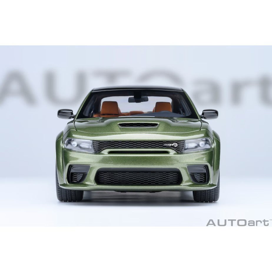 【予約安心出荷】[MDL] オートアート・コンポジットモデルシリーズ 1/18 ダッジ チャージャー SRT ヘルキャット レッドアイ ジェイルブレイク(メタリック・グリーン×ブラック(F8 GREEN)) 完成品 ミニカー(71752) AUTOart(オートアート)(2026年9月)