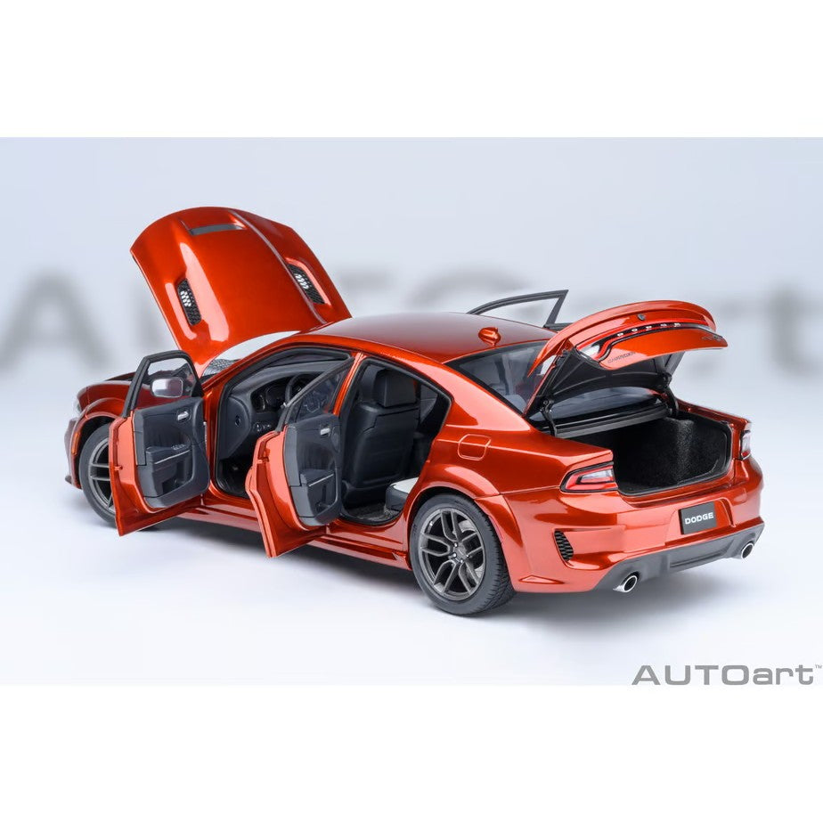 【予約安心出荷】[MDL] オートアート・コンポジットモデルシリーズ 1/18 ダッジ チャージャー SRT ヘルキャット レッドアイ ジェイルブレイク(メタリック・オレンジ(SINAMON STICK)) 完成品 ミニカー(71755) AUTOart(オートアート)(2026年9月)