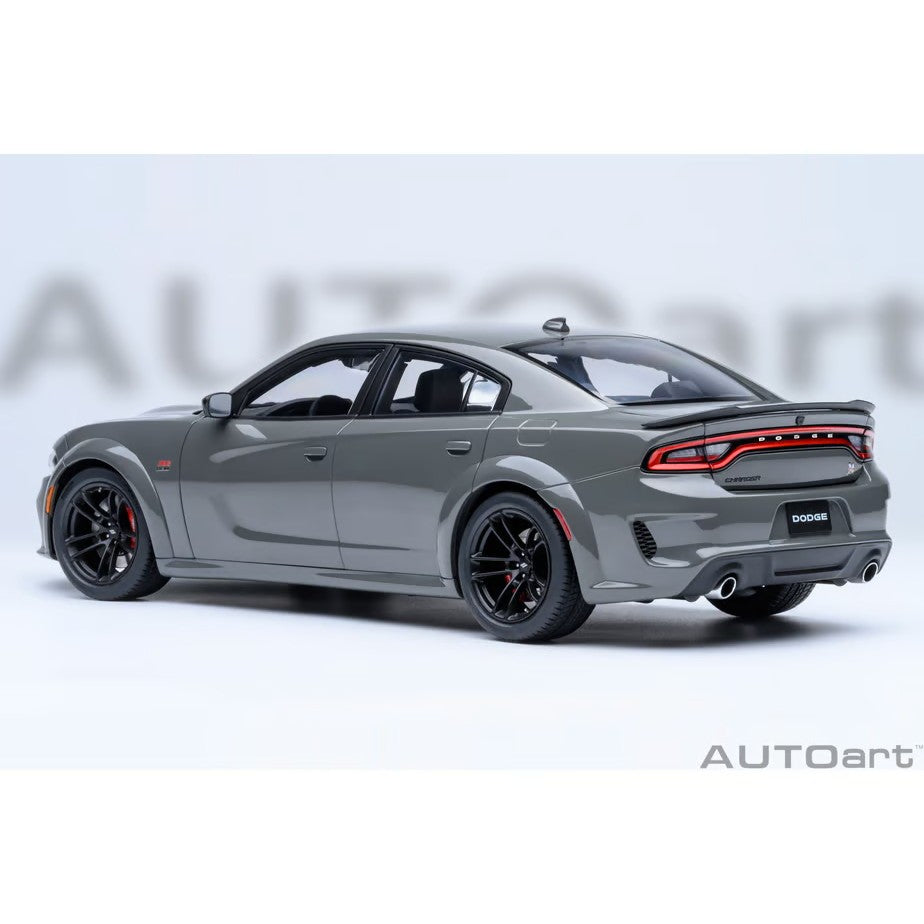 【予約安心出荷】[MDL] オートアート・コンポジットモデルシリーズ 1/18 ダッジ チャージャー スキャットパック ワイドボディ(グレー(DESTROYER GREY)) 完成品 ミニカー(71756) AUTOart(オートアート)(2026年9月)