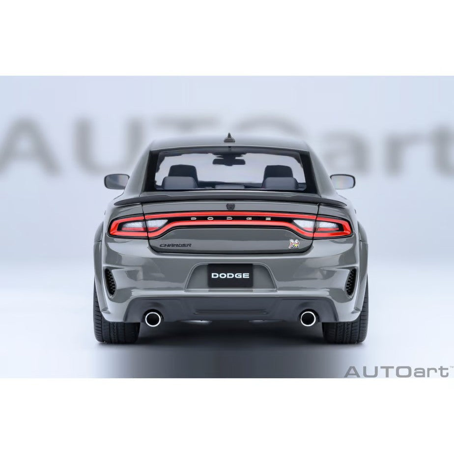 【予約安心出荷】[MDL] オートアート・コンポジットモデルシリーズ 1/18 ダッジ チャージャー スキャットパック ワイドボディ(グレー(DESTROYER GREY)) 完成品 ミニカー(71756) AUTOart(オートアート)(2026年9月)