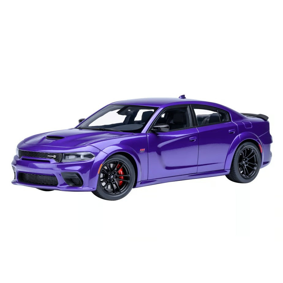 【予約安心出荷】[MDL] オートアート・コンポジットモデルシリーズ 1/18 ダッジ チャージャー スキャットパック ワイドボディ(パール・パープル(PLUM CRAZY)) 完成品 ミニカー(71757) AUTOart(オートアート)(2026年9月)