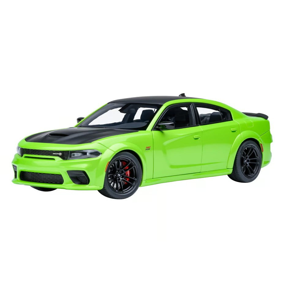 【予約安心出荷】[MDL] オートアート・コンポジットモデルシリーズ 1/18 ダッジ チャージャー スキャットパック ワイドボディ(メタリック・ライムグリーン×マットブラック(SUBLIME)) 完成品 ミニカー(71758) AUTOart(オートアート)(2026年9月)
