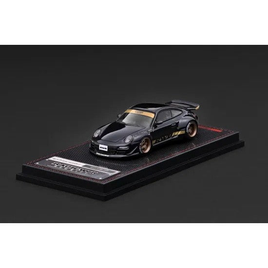 【予約安心出荷】[MDL] 1/64 RWB 997 Black(ブラック) 完成品 ミニカー(IG4104) ignition model(イグニッションモデル)(2027年6月)