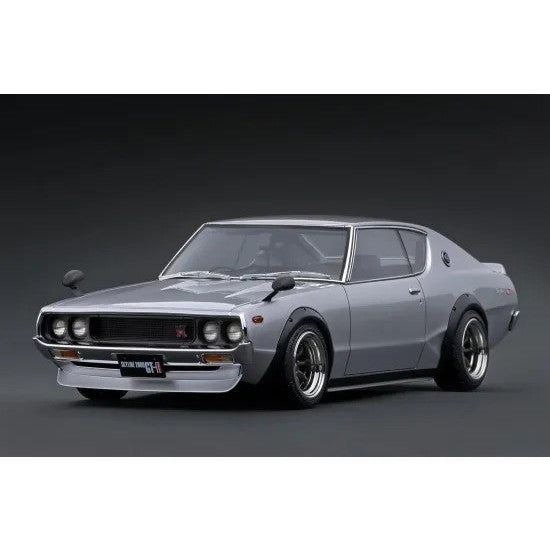 【予約安心出荷】[MDL] 1/18 Nissan Skyline(スカイライン) 2000 GT-R KPGC110 Silver(シルバー) 完成品 ミニカー(IG4255) ignition model(イグニッションモデル)(2027年4月)