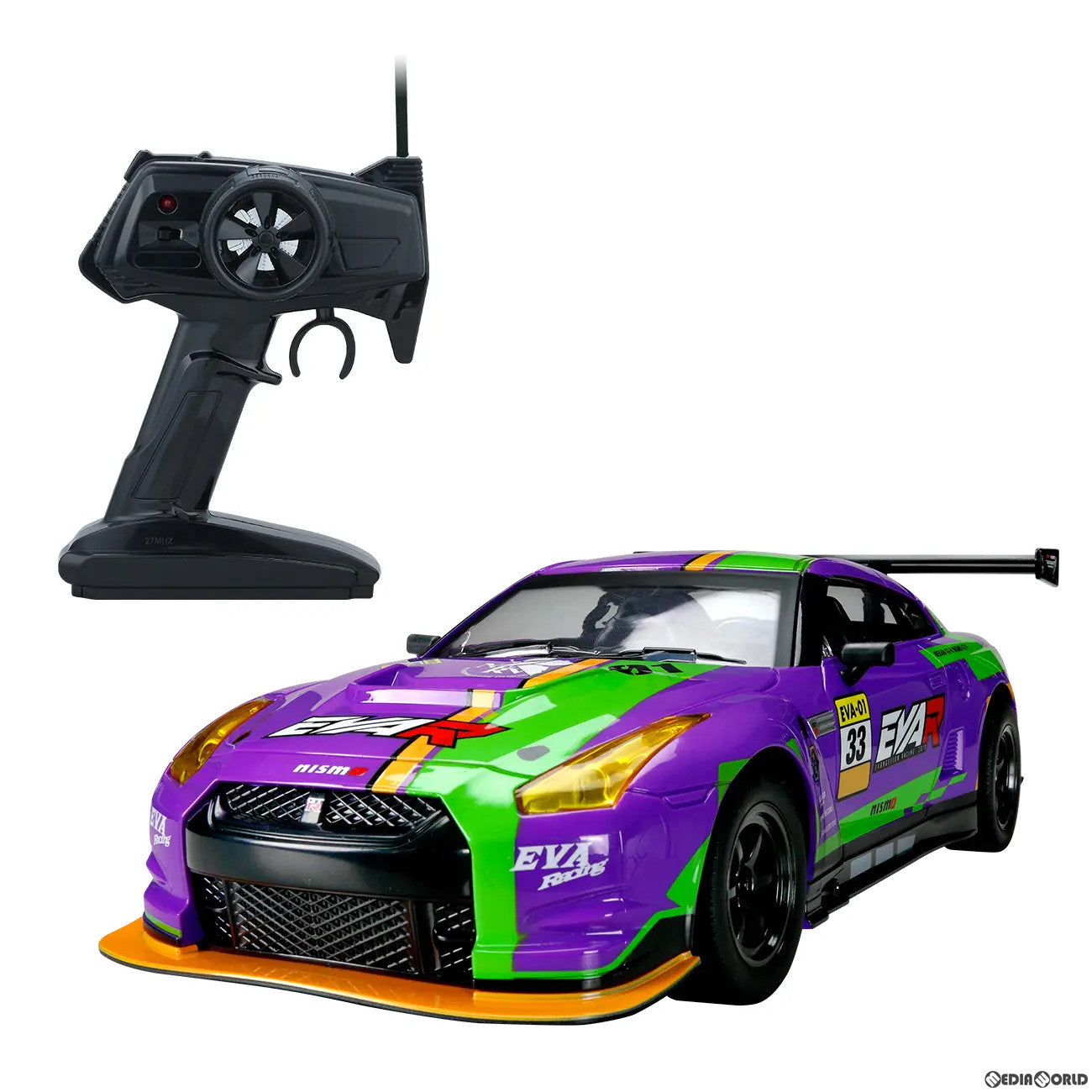 【新品即納】[RC] 初回購入特典付属 1/16 R/C エヴァRT初号機 日産GT-R NISMO GT3 ヱヴァンゲリヲン新劇場版 27MHz仕様 ラジコン ハピネット・ホビーマーケティング(20230421)