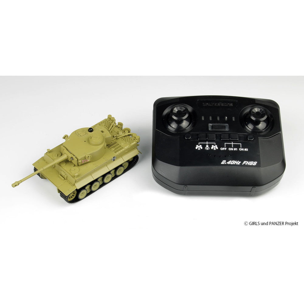 【新品即納】[RC] RCバトル戦車道シリーズ 1/64 ティーガーI 黒森峰女学園 ガールズ&パンツァー ラジコン(GPRC-2) プラッツ/WALTERSONS(ウォルターソンズ)(20250514)