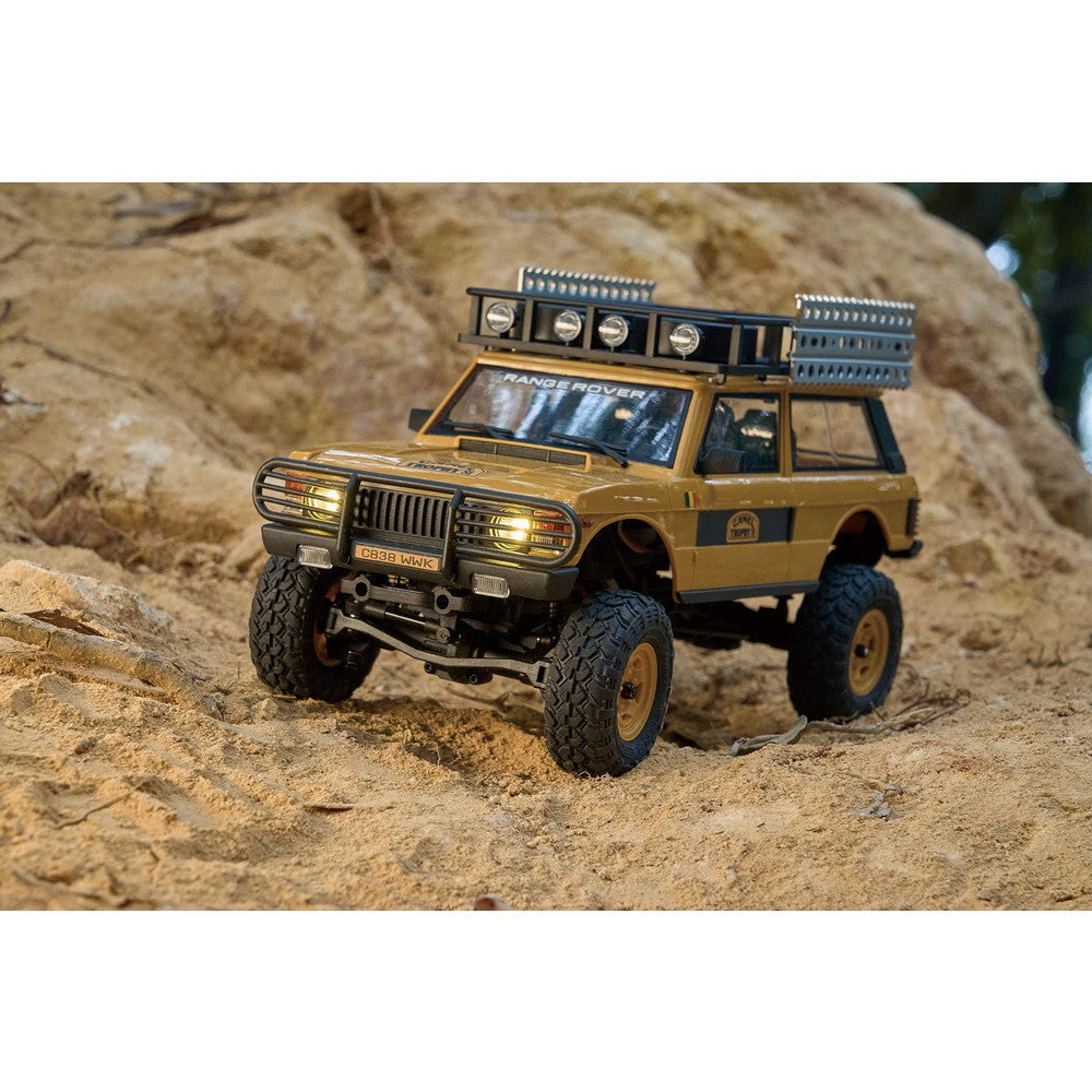 【新品即納】[RC] 1/24 リアリスティックRC完成モデル レンジローバー ファースト・ジェネレーション(イエロー) ラジコン(FMS12481RTRYL) FMS(20240831)