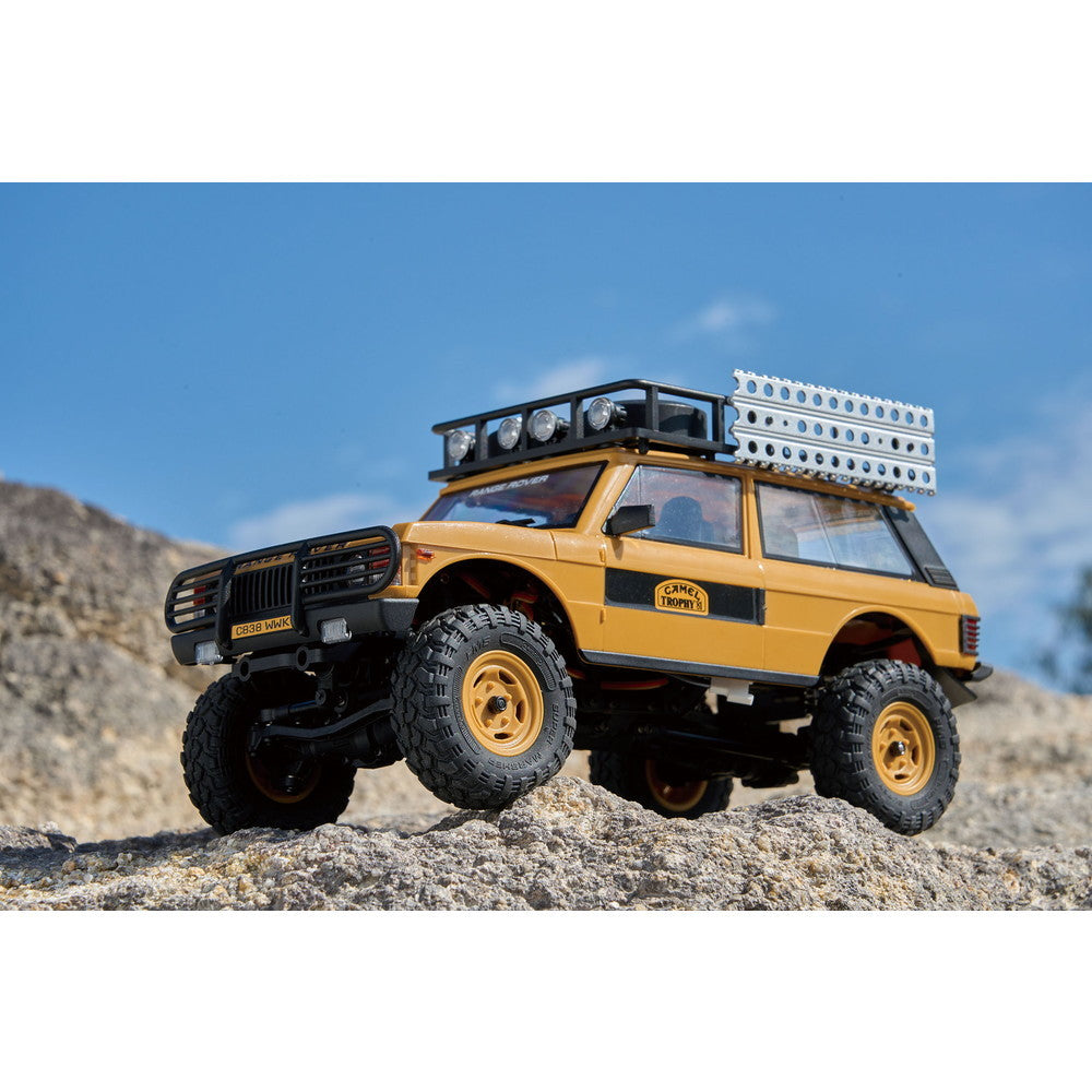 【新品即納】[RC] 1/24 リアリスティックRC完成モデル レンジローバー ファースト・ジェネレーション(イエロー) ラジコン(FMS12481RTRYL) FMS(20240831)