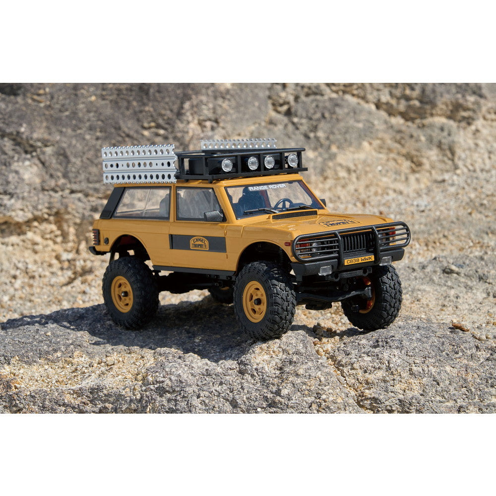 【新品即納】[RC] 1/24 リアリスティックRC完成モデル レンジローバー ファースト・ジェネレーション(イエロー) ラジコン(FMS12481RTRYL) FMS(20240831)
