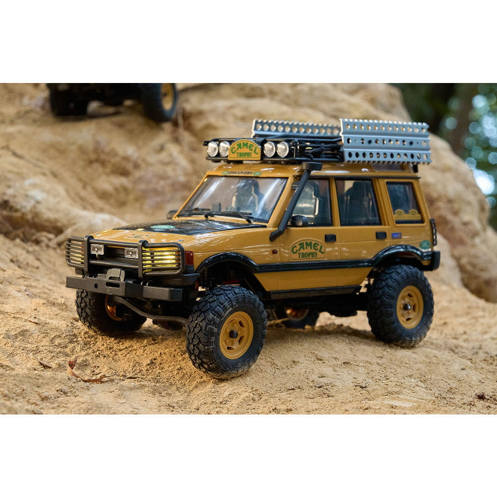 【新品即納】[RC] 1/24 リアリスティックRC完成モデル ランドローバー ディスカバリー ファースト・ジェネレーション(イエロー) ラジコン(FMS12483RTRYL) FMS(20240831)