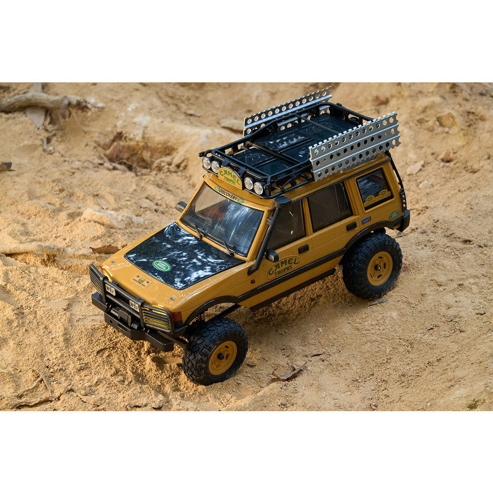 【新品即納】[RC] 1/24 リアリスティックRC完成モデル ランドローバー ディスカバリー ファースト・ジェネレーション(イエロー) ラジコン(FMS12483RTRYL) FMS(20240831)