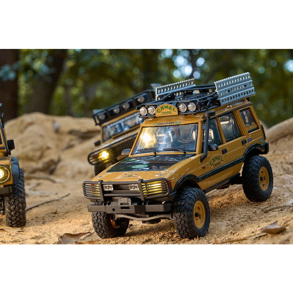 【新品即納】[RC] 1/24 リアリスティックRC完成モデル ランドローバー ディスカバリー ファースト・ジェネレーション(イエロー) ラジコン(FMS12483RTRYL) FMS(20240831)