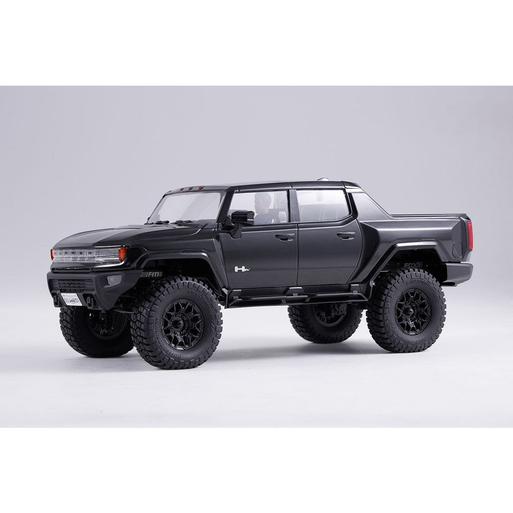 【新品即納】[RC] 1/18 リアリスティックRC完成モデル ハマー EV(ブラック) ラジコン(FMS11852RTRBK) FMS(20241031)