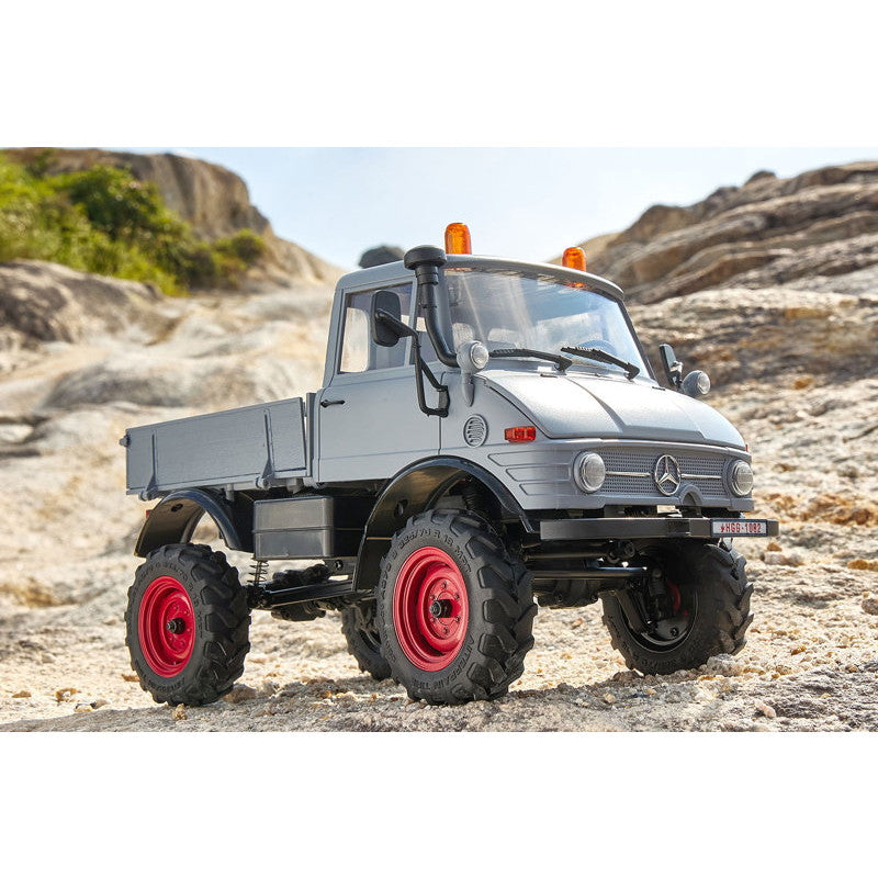 【新品即納】[RC] (再販) 1/24 リアリスティックRC完成モデル ウニモグ グレイ ラジコン(FMS12405RTRGY) FMS(20240221)