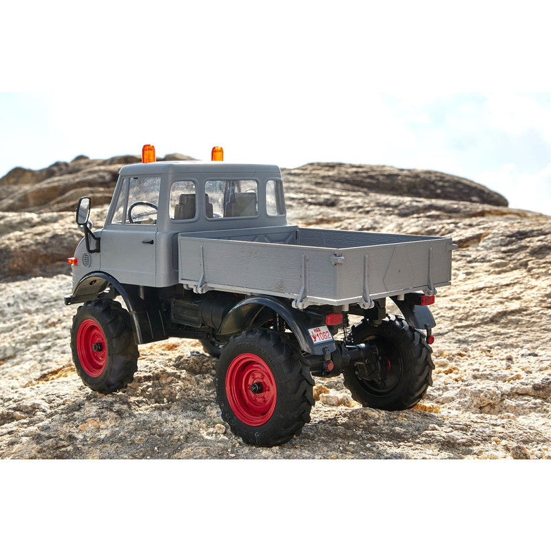 【新品即納】[RC] (再販) 1/24 リアリスティックRC完成モデル ウニモグ グレイ ラジコン(FMS12405RTRGY) FMS(20240221)