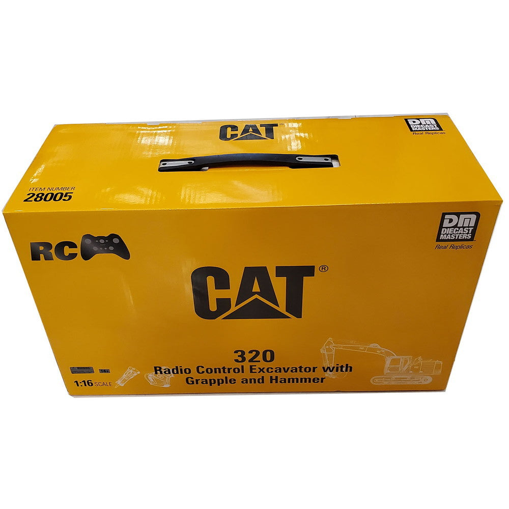 【新品即納】[RC] 1/16 RC完成モデル キャタピラー CAT 320 油圧ショベル 交換アタッチメント グラップル&ハンマー付属 ラジコン(DM28005) DIECAST MASTERS(ダイキャストマスター)(20241130)