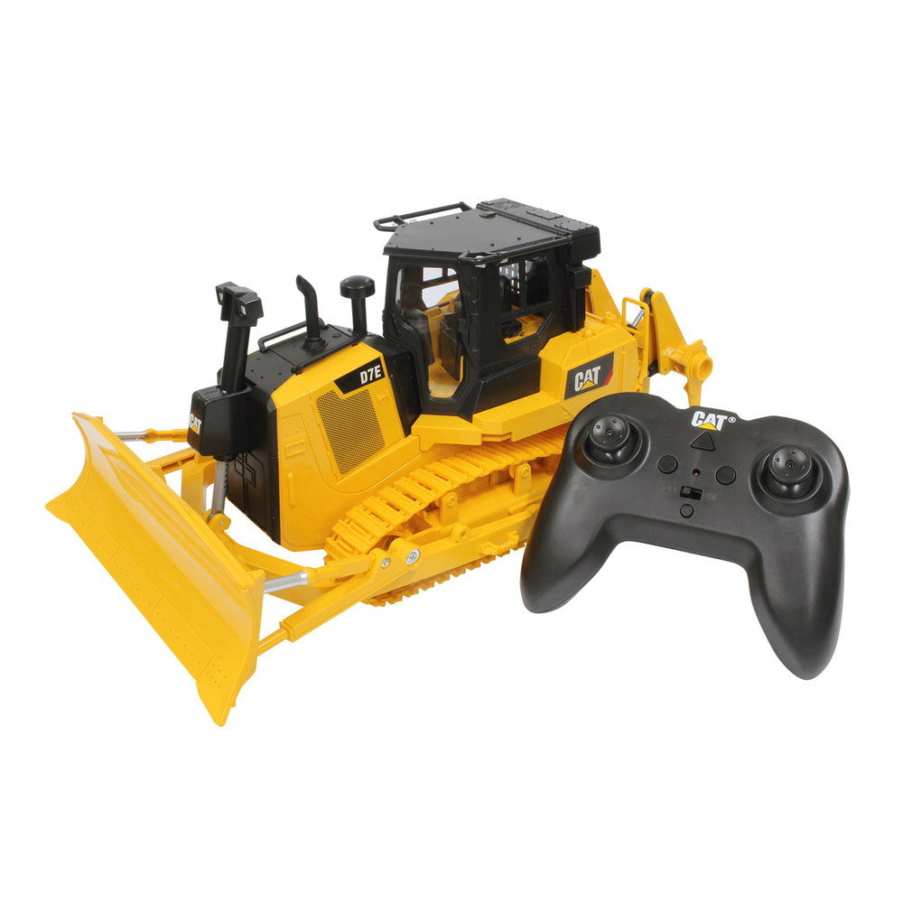 【新品即納】[RC] (再販) 電動RC建機シリーズ 1/24 キャタピラー CAT D7E ブルドーザ ライト&サウンドギミック搭載ver. ラジコン(DM25002) DIECAST MASTERS(ダイキャストマスター) (20241031)