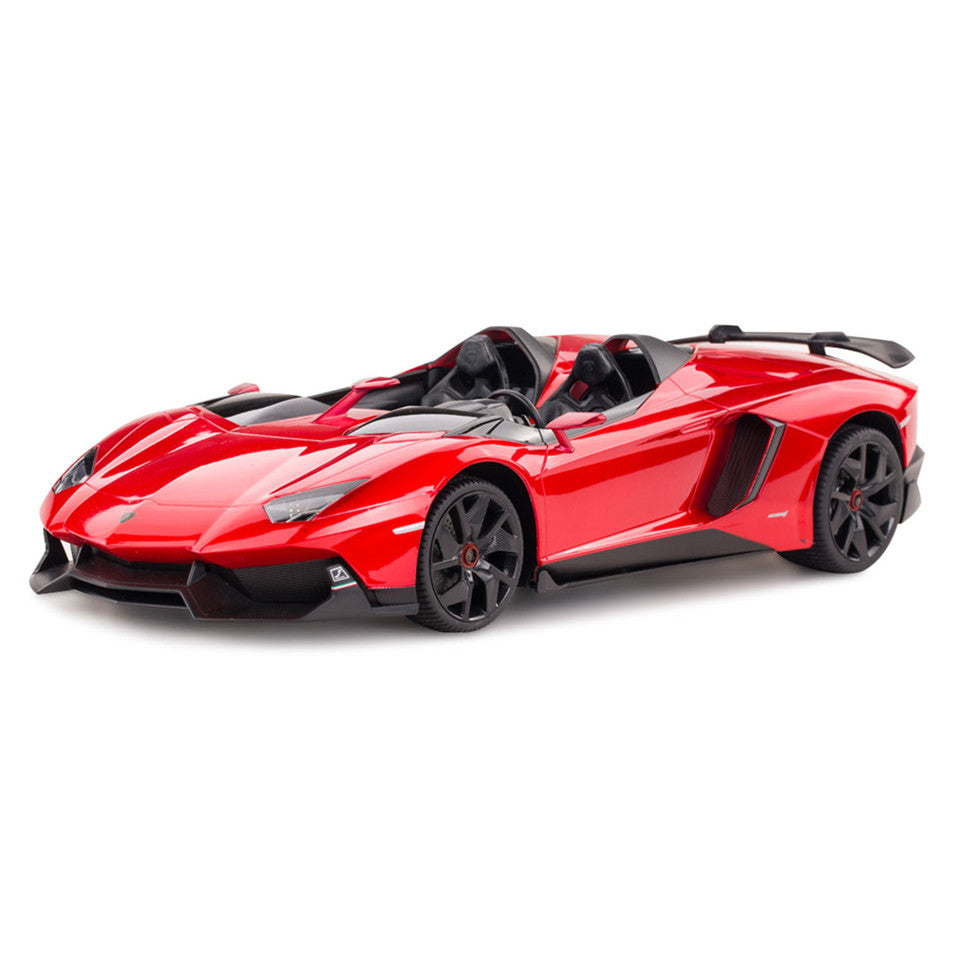 【新品即納】[RC] (再販) 1/12 ランボルギーニ アヴェンタドール J 赤 ラジコン 童友社(20241130)