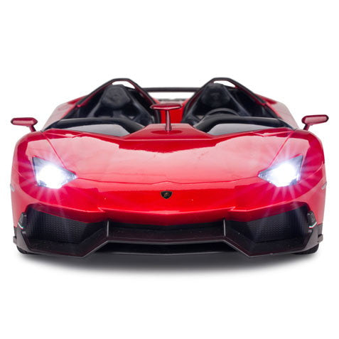 【新品即納】[RC] (再販) 1/12 ランボルギーニ アヴェンタドール J 赤 ラジコン 童友社(20241130)