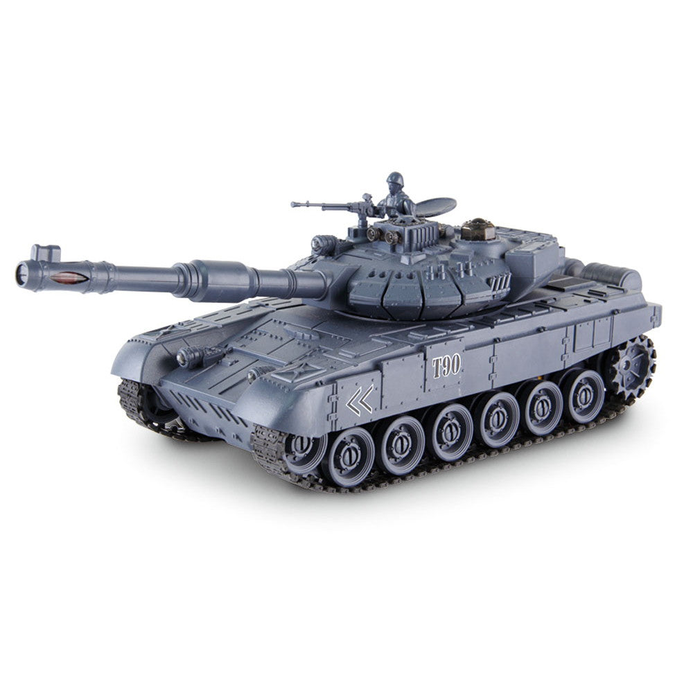 【新品即納】[RC] (再販) RC ワールドバトルタンク(赤外線バトルシステム搭載) ロシア T-90型(27MHz) ラジコン 童友社(20250731)