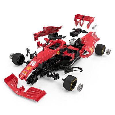 【新品即納】[RC] (再販) プラモデルキットR/C 1/16 フェラーリ SF1000 2.4GHz仕様 ラジコン 童友社(20250930)