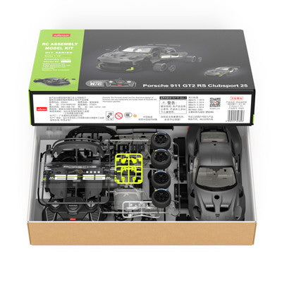 【新品即納】[RC] (再販) プラモデルキットR/C 1/18 ポルシェ 911 GT2 RS クラブスポーツ 25 2.4GHz仕様 ラジコン 童友社(20250930)
