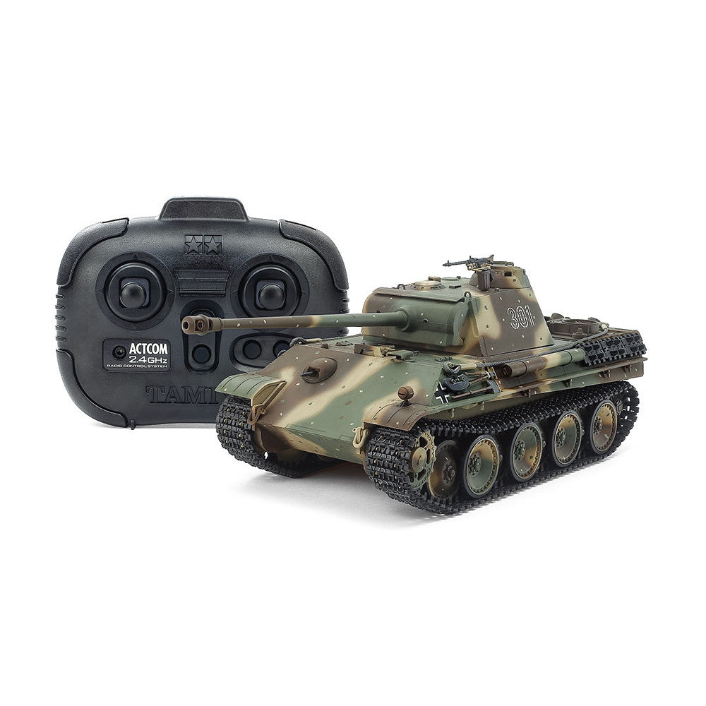【新品即納】[RC] RCタンクシリーズ No.19 1/35RC ドイツ戦車 パンサーG 後期型(専用プロポ付き) ラジコン(48219) タミヤ(20260117)