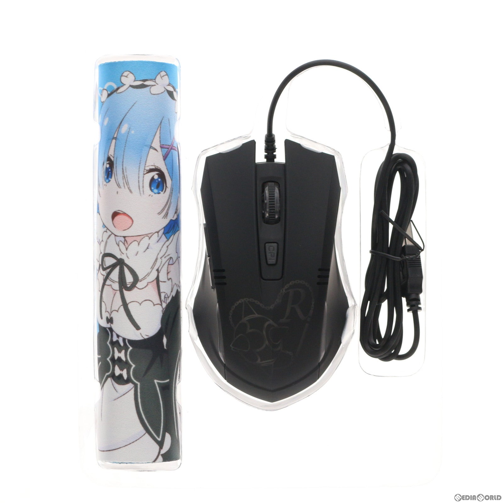 【中古即納】[GDS] レム 光るマウス&マウスパッドセット Re:ゼロから始める異世界生活 Memory Snow プライズ(451158200) タイトー(20190920)