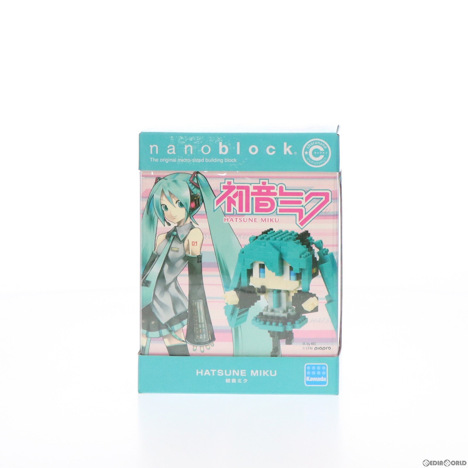 【中古即納】[TOY] nanoblock(ナノブロック)CN-08 初音ミク  カワダ(20190921)