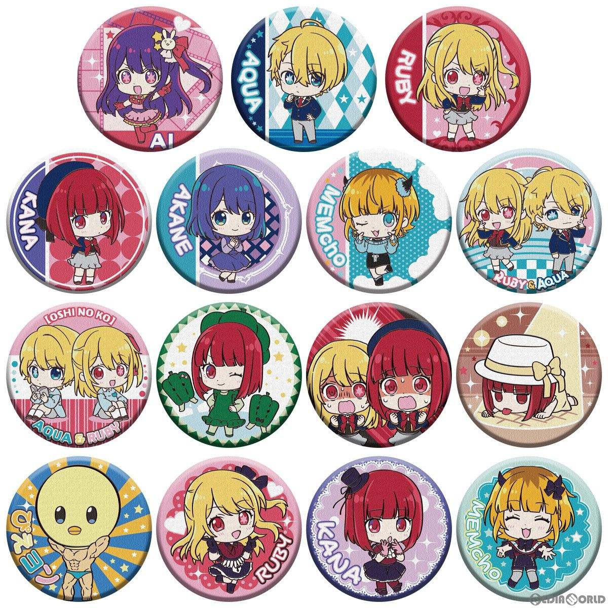 【新品即納】[BOX][GDS] (食玩) CAN BADGE COLLECTION 【推しの子】 缶バッジ(14個) バンダイ(20240422)