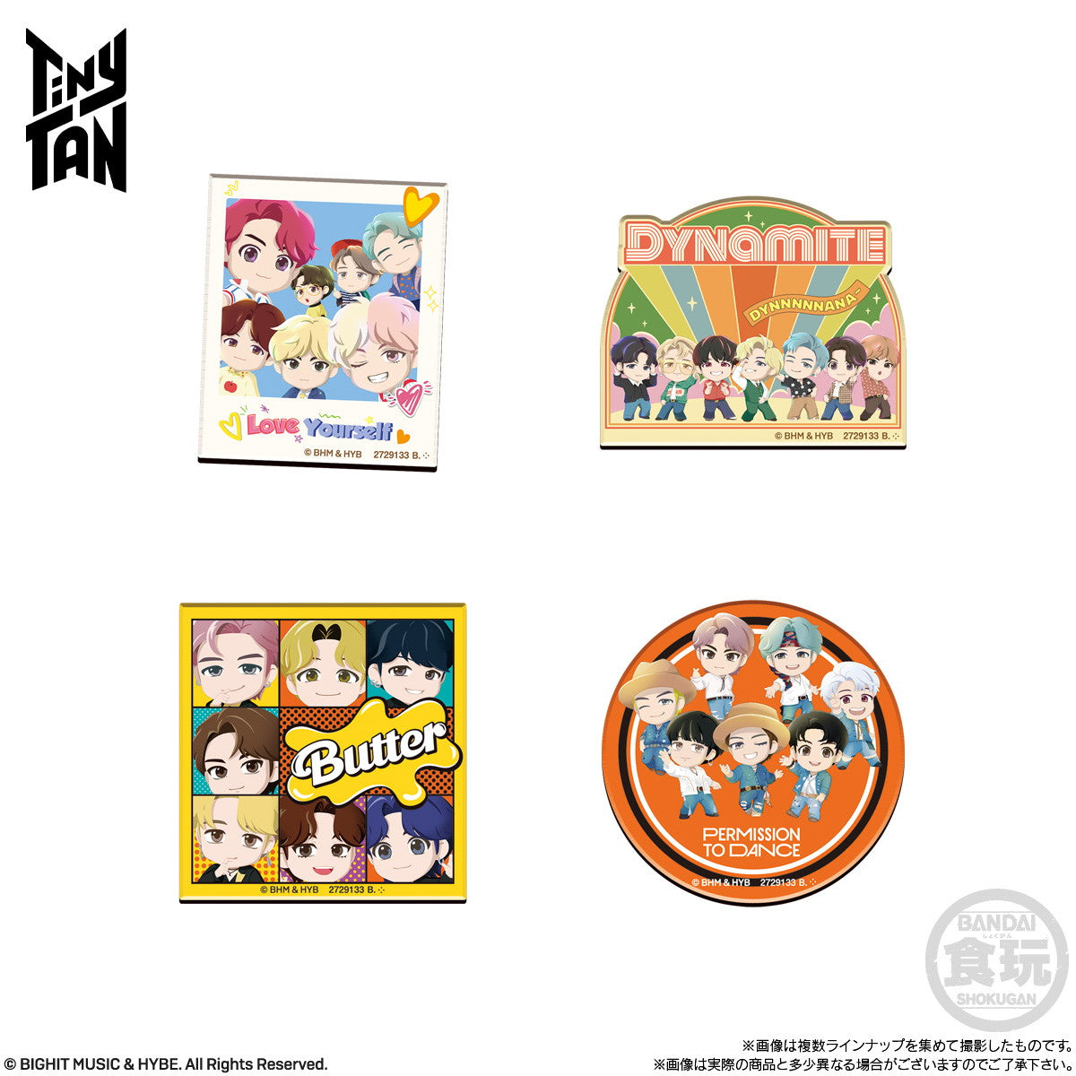 【新品即納】[BOX][GDS] (食玩) TinyTAN(タイニータン) キャラマグネッツ マグネット(14個) バンダイ(20241014)