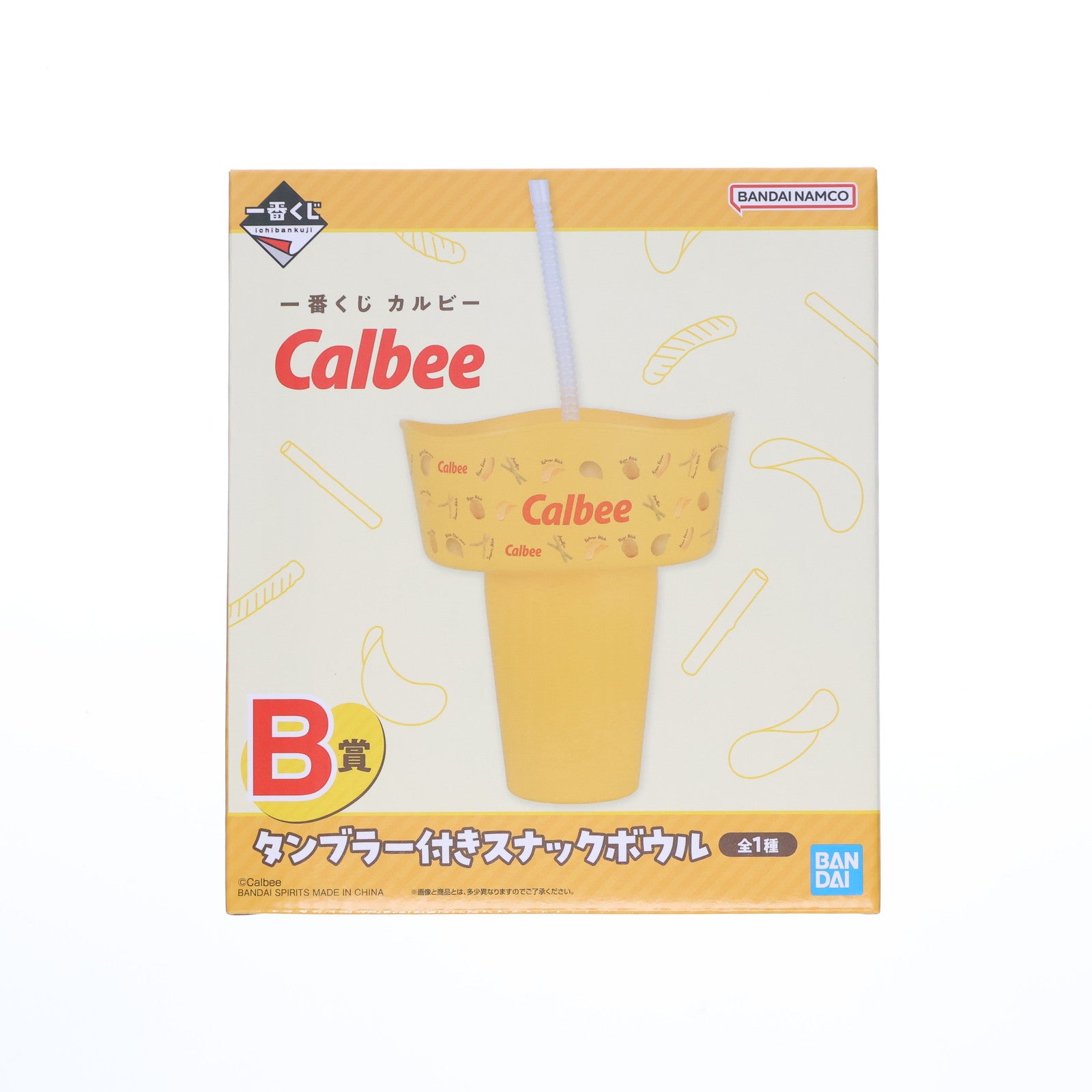 【中古即納】[GDS] B賞 タンブラー付きスナックボウル 一番くじ カルビー プライズ バンダイスピリッツ(20250201)
