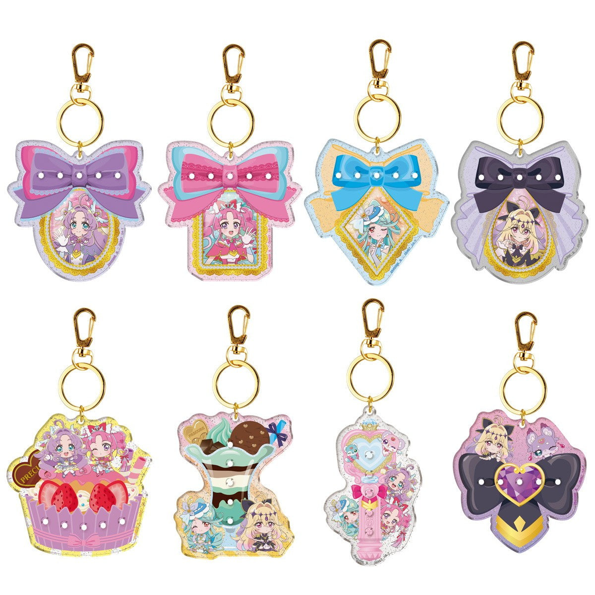【予約安心出荷】[GDS] (BOX)(食玩) 名探偵プリキュア!パチパチプリキュアデコネーム キーホルダー(12個) バンダイ(2026年7月)