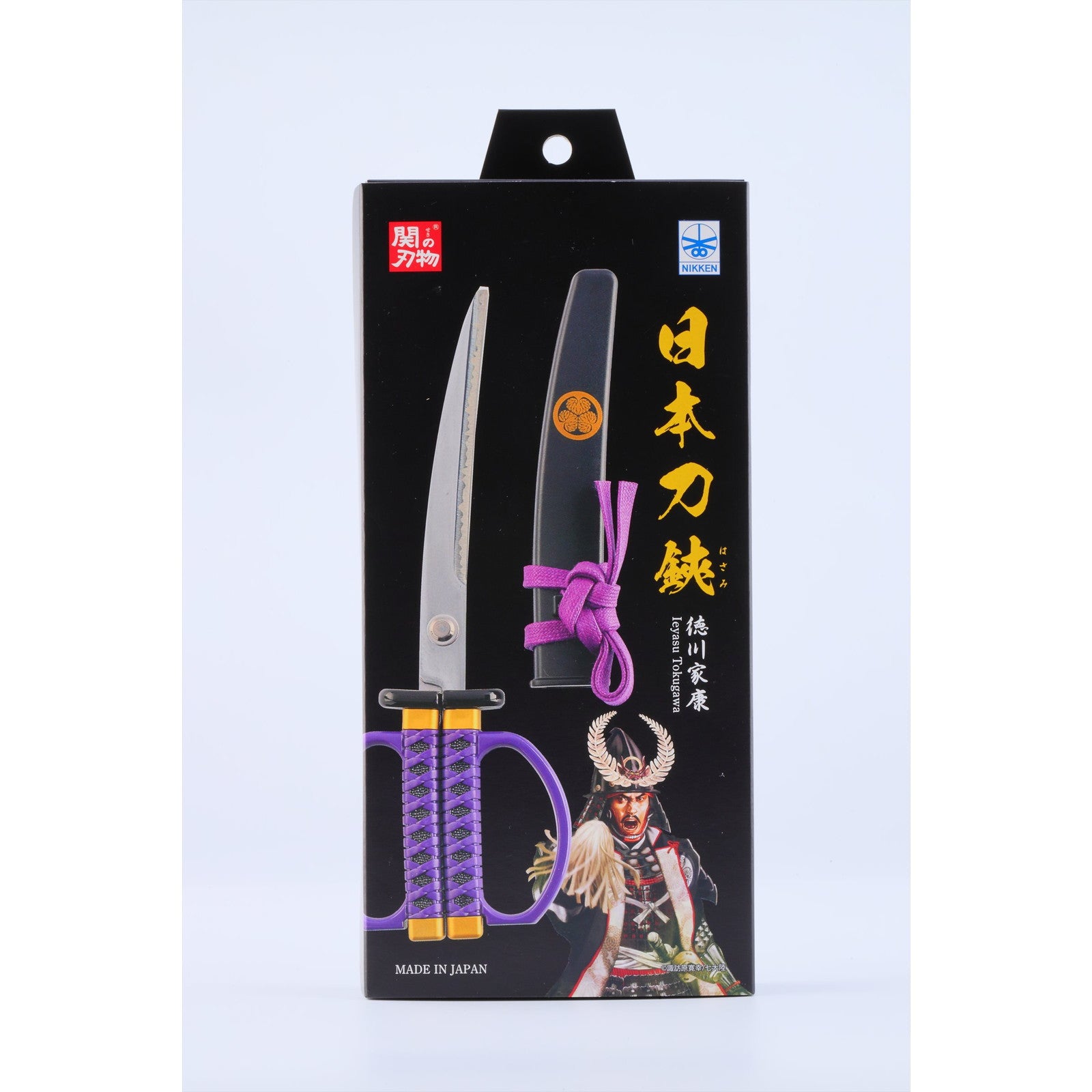 【新品即納】[DIY] (再販) 日本刀はさみ 徳川家康モデル 掛け台付き 工具(SW-32IE) ニッケン刃物(20240831)