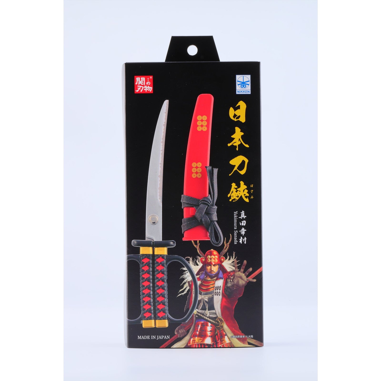 【新品即納】[DIY] (再販) 日本刀はさみ 真田幸村モデル 掛け台付き 工具(SW-32YK) ニッケン刃物(20240831)