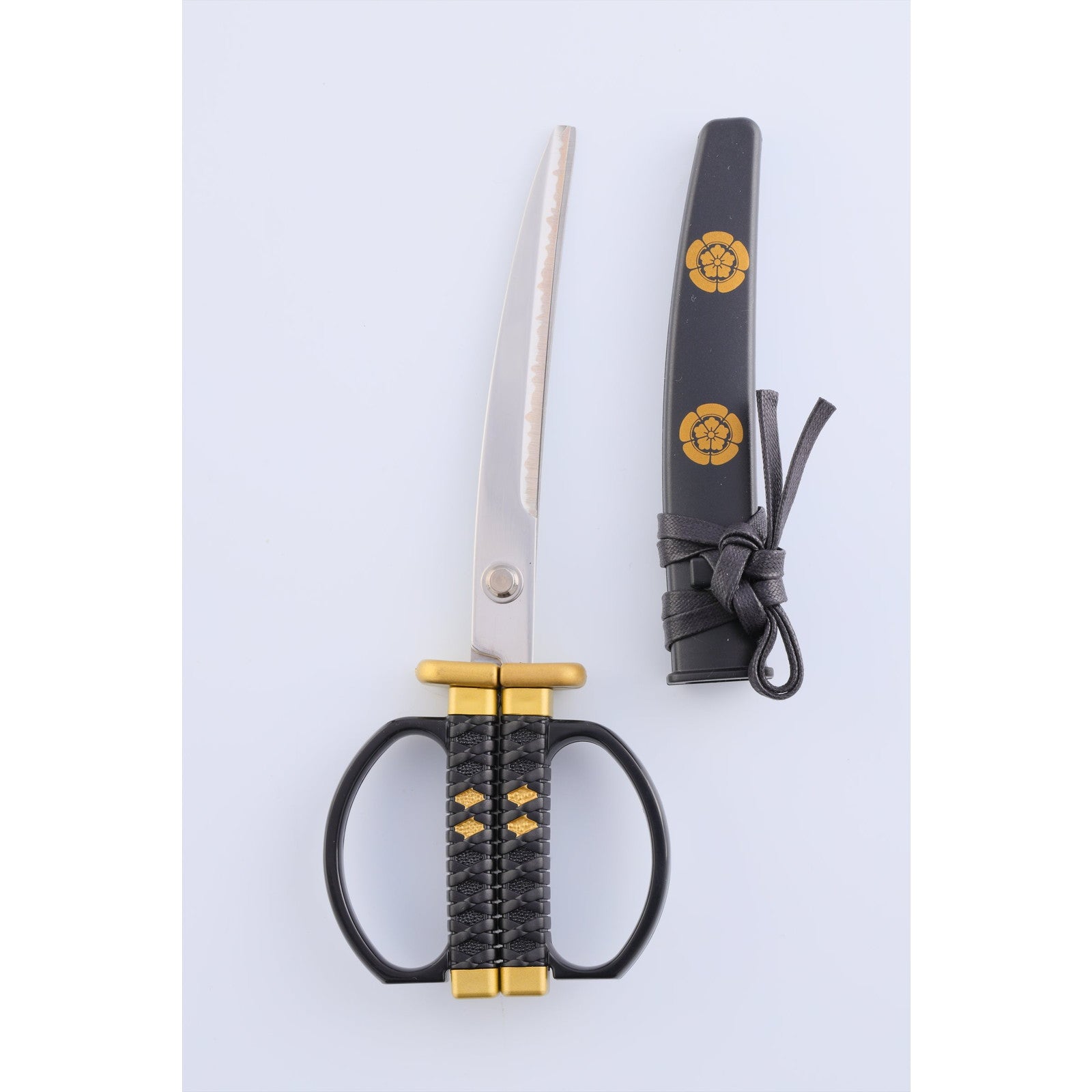 【新品即納】[DIY] (再販) 日本刀はさみ 織田信長モデル 掛け台付き 工具(SW-32NB) ニッケン刃物(20240831)