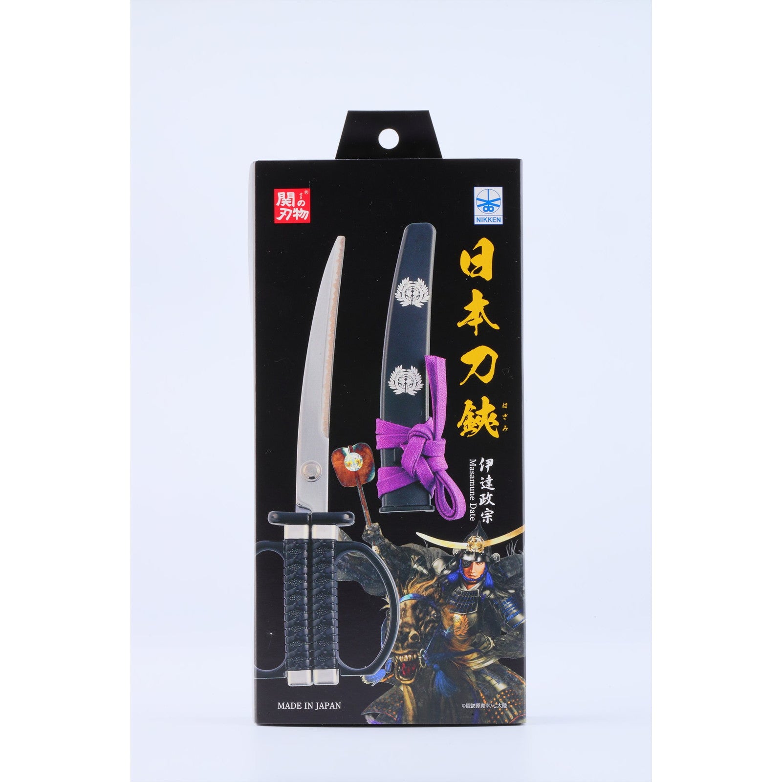 【新品即納】[DIY] (再販) 日本刀はさみ 伊達政宗モデル 掛け台付き 工具(SW-32MS) ニッケン刃物(20240831)