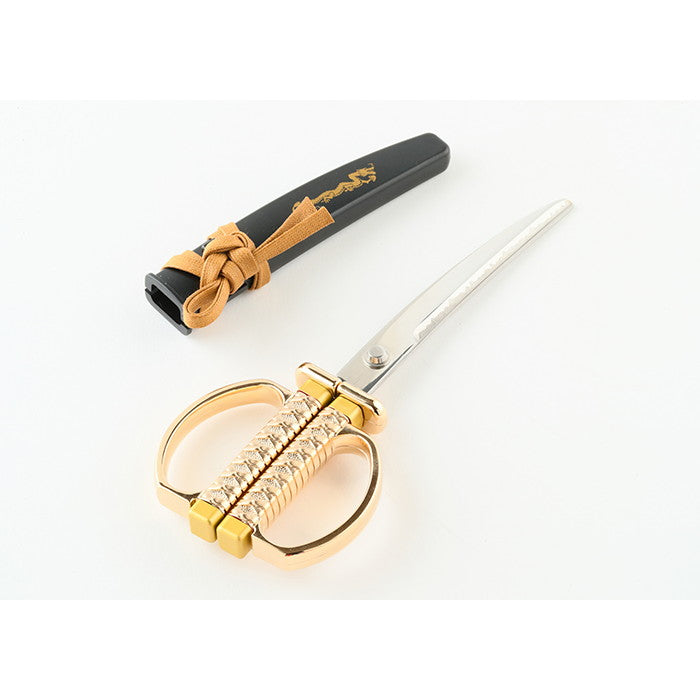 【新品即納】[DIY] (再販) 日本刀はさみ 金龍モデル 掛け台付き 工具(SW-55GL) ニッケン刃物(20240831)