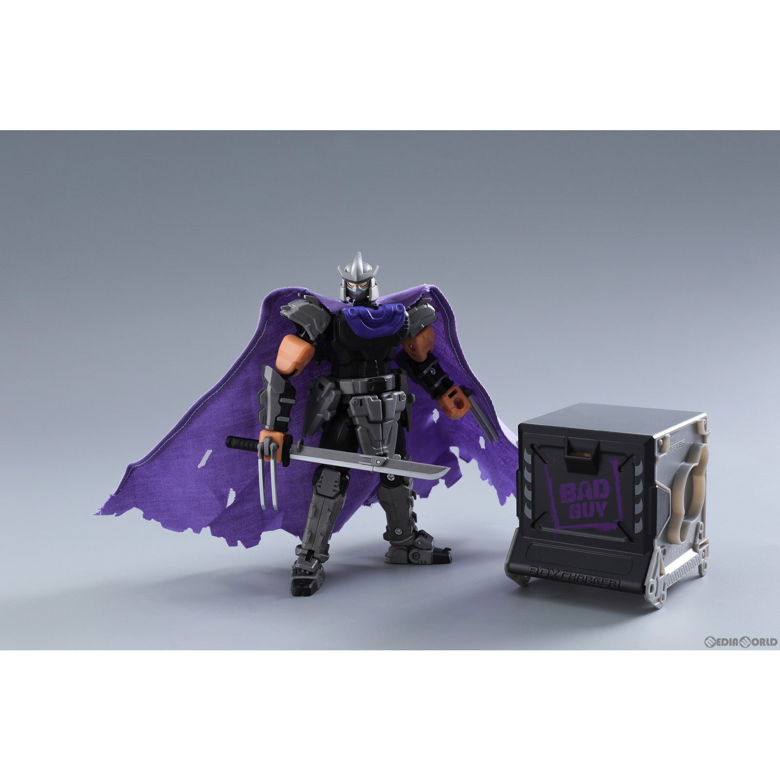 【新品即納】[TOY] MEGABOX(メガボックス) MB-23 TMNT SHREDDER(シュレッダー) ティーンエイジ・ミュータント・ニンジャ・タートルズ 完成トイ 52Toys/マイルストン(20230929)