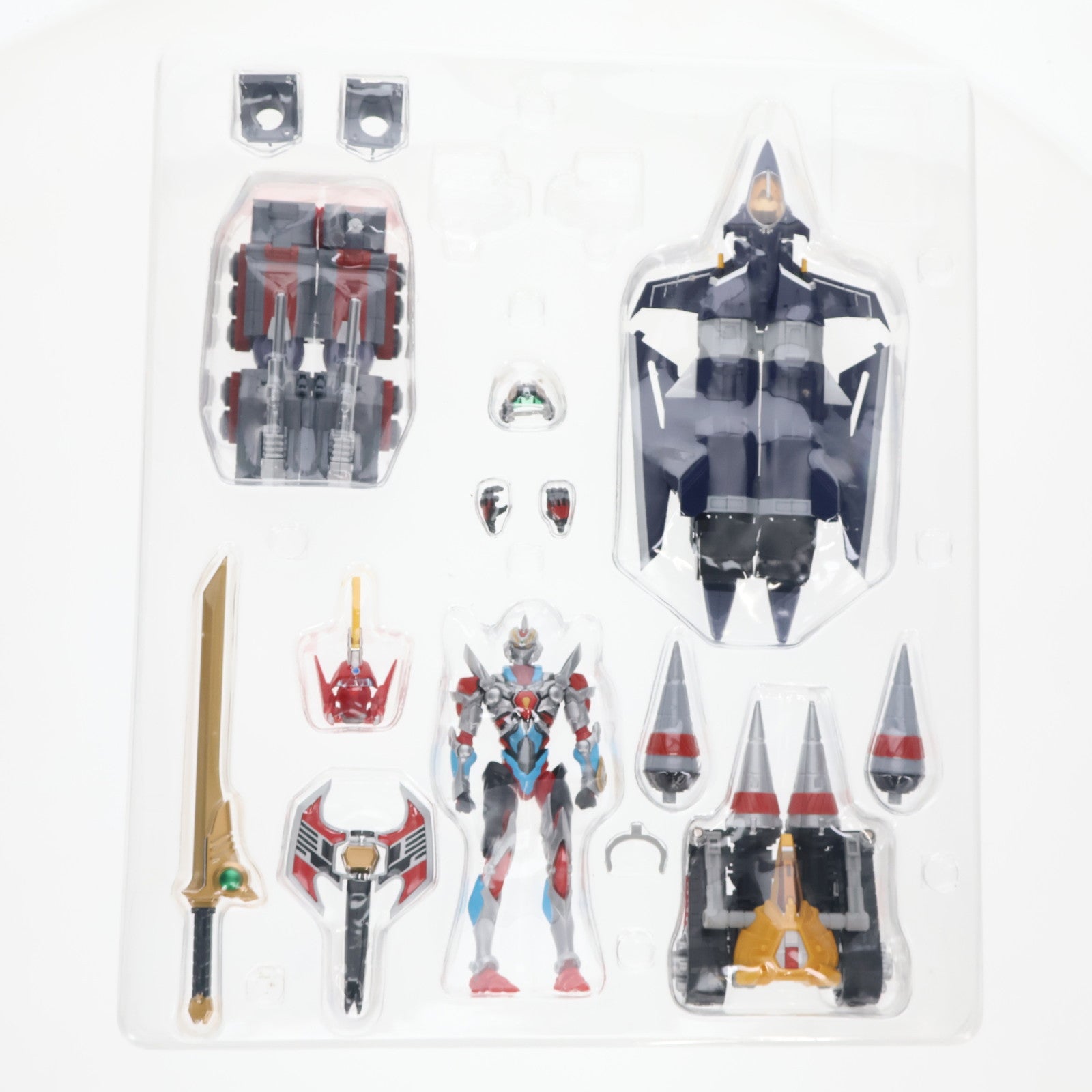 【中古即納】[TOY] 2次受注仕様パーツ付属 超合体超人 DXフルパワーグリッドマン SSSS.GRIDMAN 完成トイ グッドスマイルカンパニー(20190831)