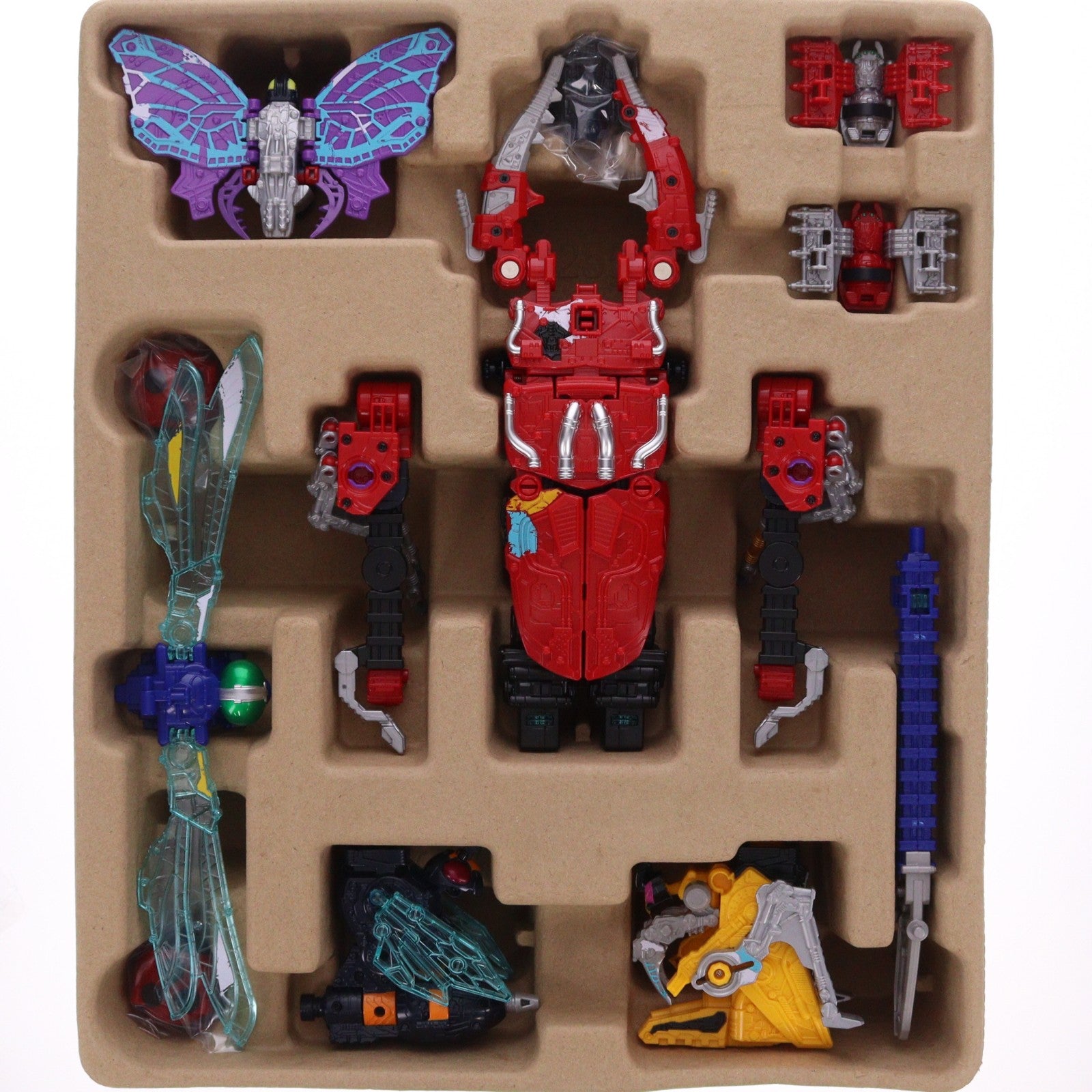 【中古即納】[TOY] DXキングオージャー ゴッドカブトセット 王様戦隊キングオージャー 完成トイ バンダイ(20230304)