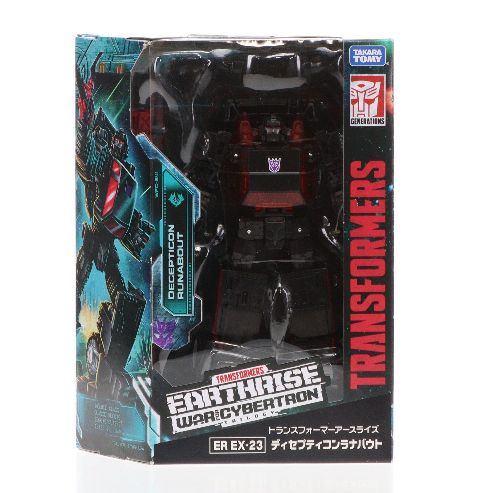 【中古即納】[TOY] タカラトミーモール限定 トランスフォーマー アースライズ ER EX-23 ディセプティコンラナバウト トランスフォーマー ウォーフォーサイバトロン/アースライズ TFジェネレーションズ デラックスクラス 完成トイ タカラトミー(20210430)