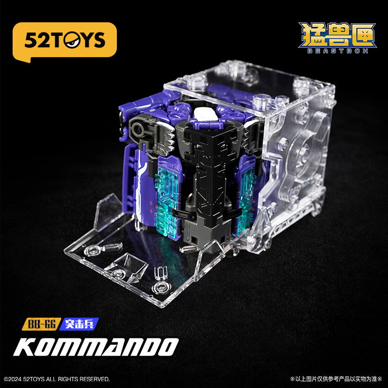 【新品即納】[TOY] マイルストン流通限定 BEASTBOX(ビーストボックス) BB-66 KOMMANDO&BONUS(コマンドー&ボーナス) 完成トイ 52TOYS(20250320)