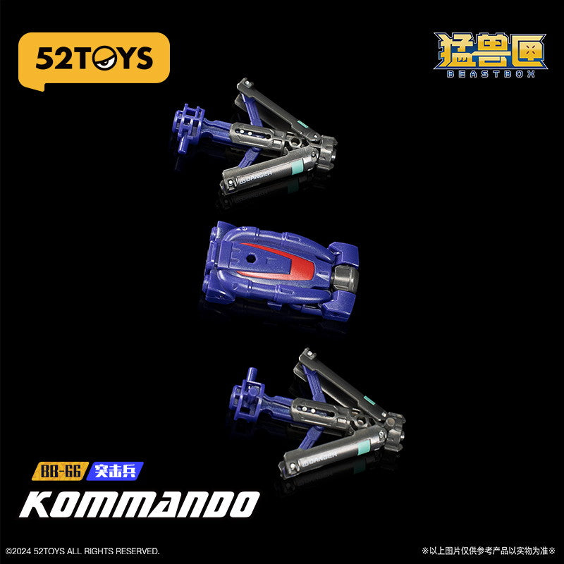 【新品即納】[TOY] マイルストン流通限定 BEASTBOX(ビーストボックス) BB-66 KOMMANDO&BONUS(コマンドー&ボーナス) 完成トイ 52TOYS(20250320)